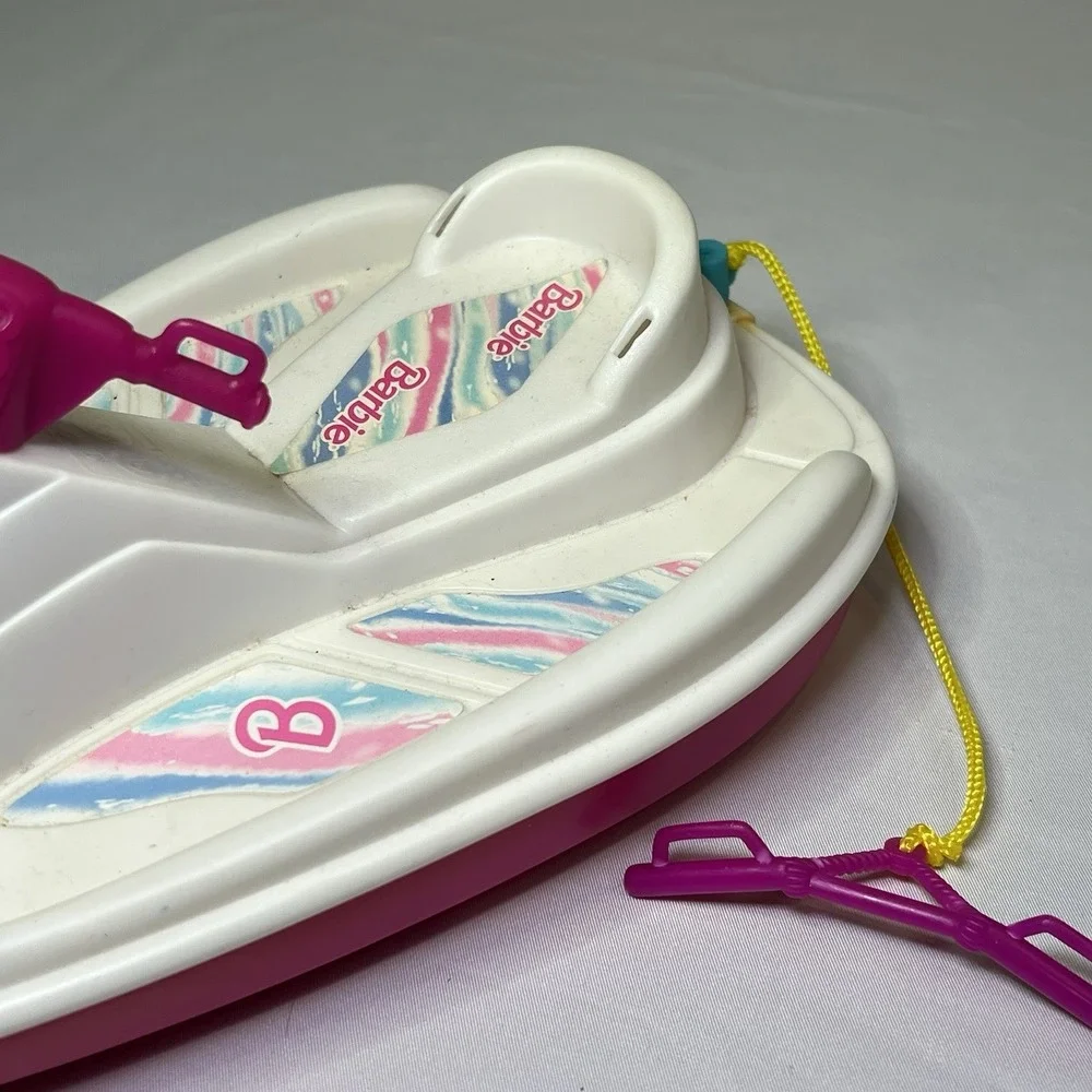 VTG‎ 1997 Mattel Barbie Wave Runner Jet Ski Vehicle Water Toy Pink & White